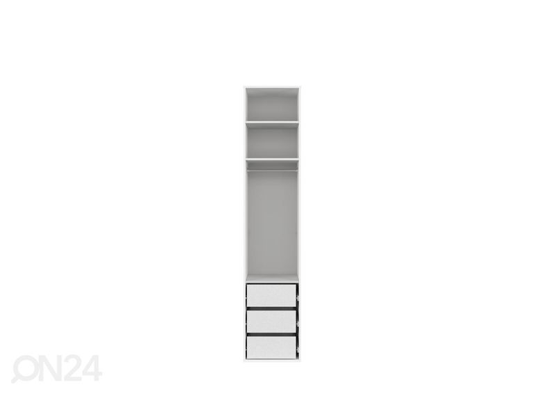 Riidekapp 50 cm suurendatud