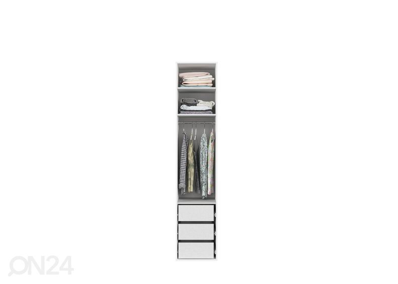 Riidekapp 50 cm suurendatud