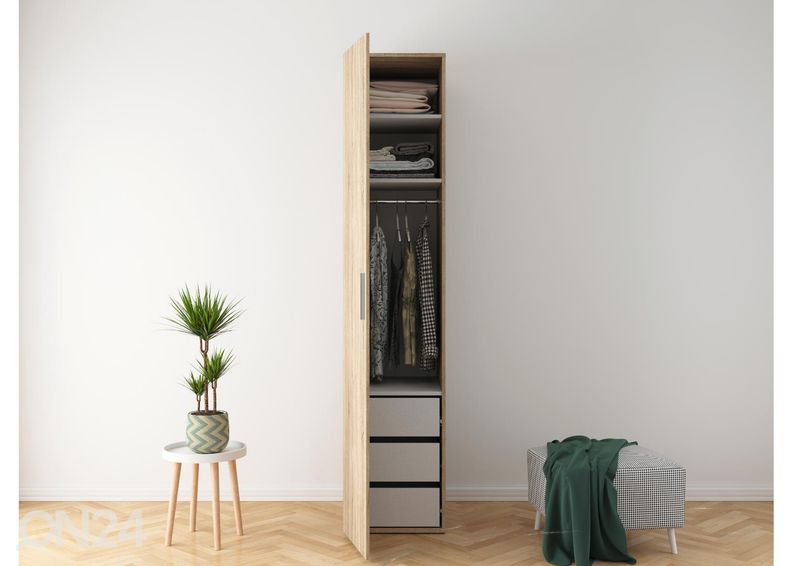 Riidekapp 50 cm suurendatud