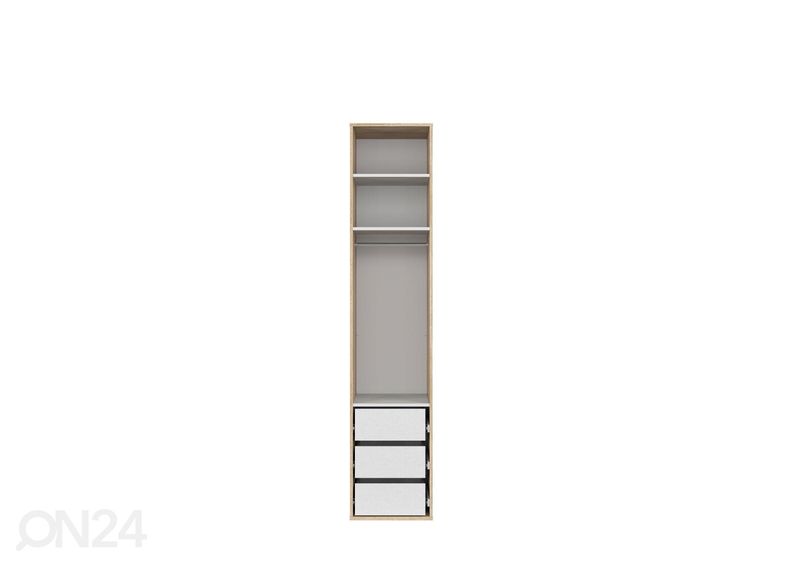 Riidekapp 50 cm suurendatud