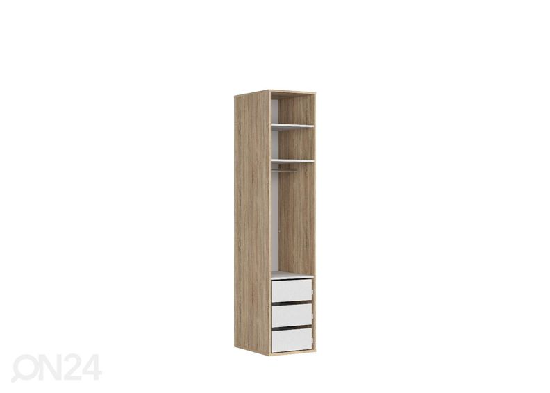 Riidekapp 50 cm suurendatud