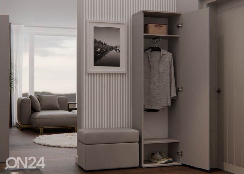 Riidekapp 50 cm suurendatud