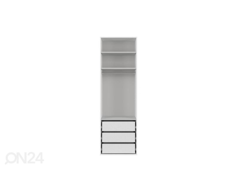 Riidekapp 75 cm suurendatud