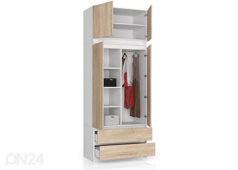 Riidekapp 90 cm suurendatud