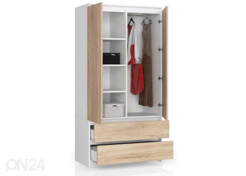 Riidekapp 90 cm suurendatud