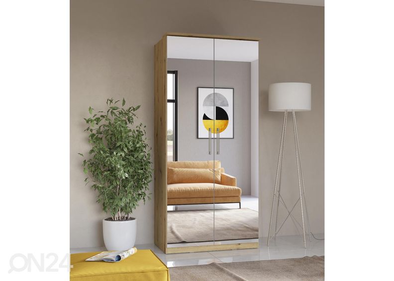Riidekapp 90 cm suurendatud