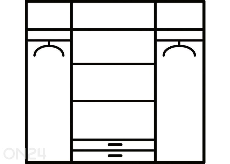 Riidekapp Adele suurendatud