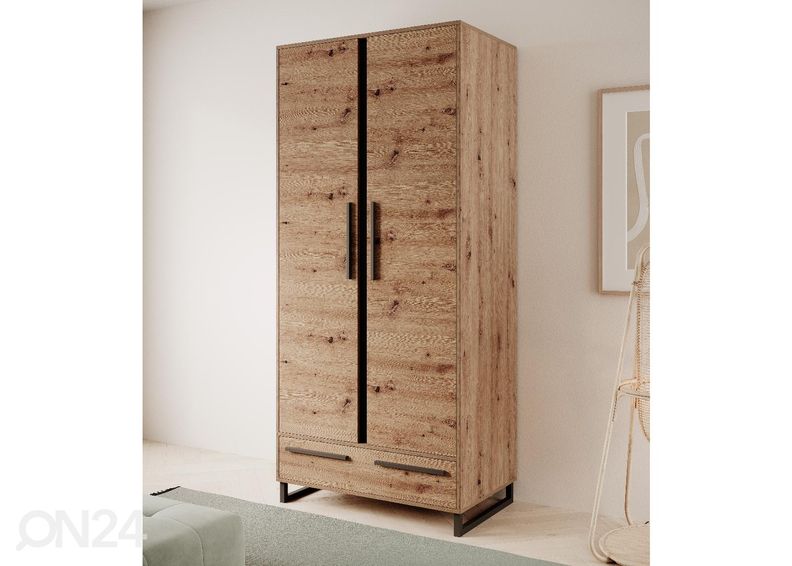 Riidekapp Alam 90 cm suurendatud