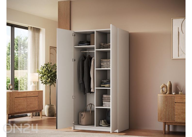 Riidekapp Alera II 100 cm suurendatud