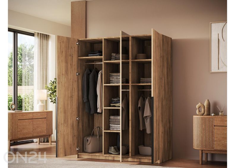 Riidekapp Alera III 150 cm suurendatud