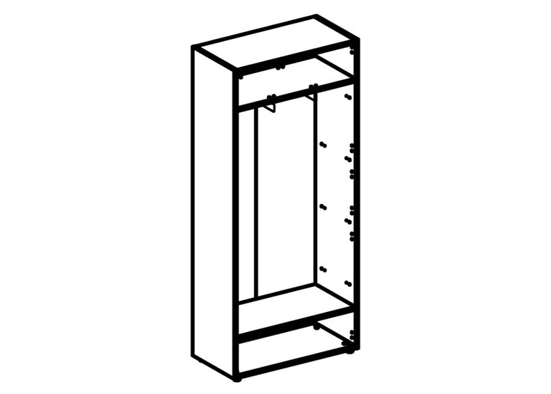 Riidekapp Alto suurendatud