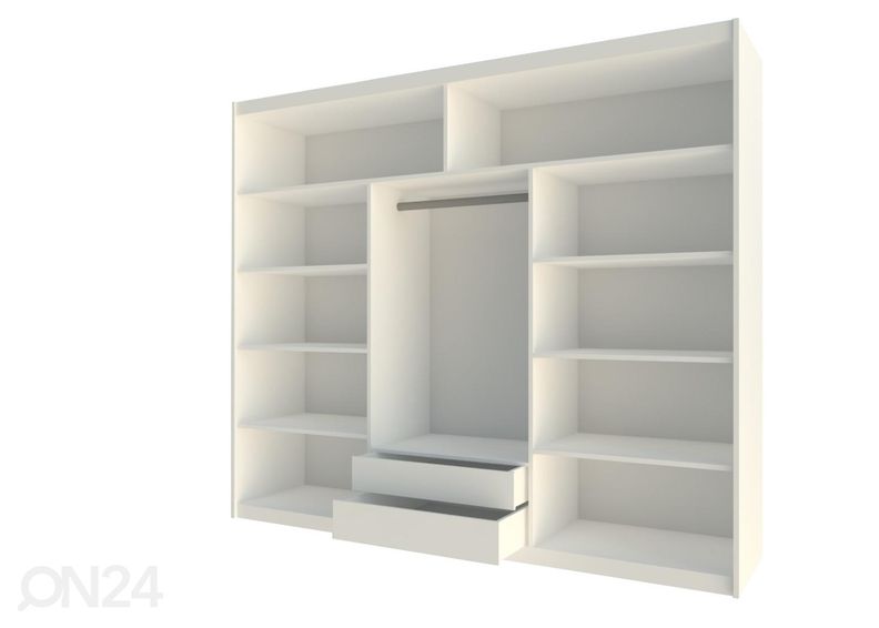Riidekapp Aruba 250 cm suurendatud