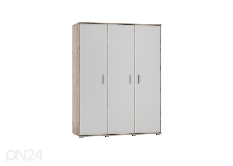 Riidekapp Aura 3-ukseline 150 cm suurendatud
