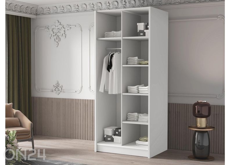 Riidekapp Bono I 100 cm suurendatud