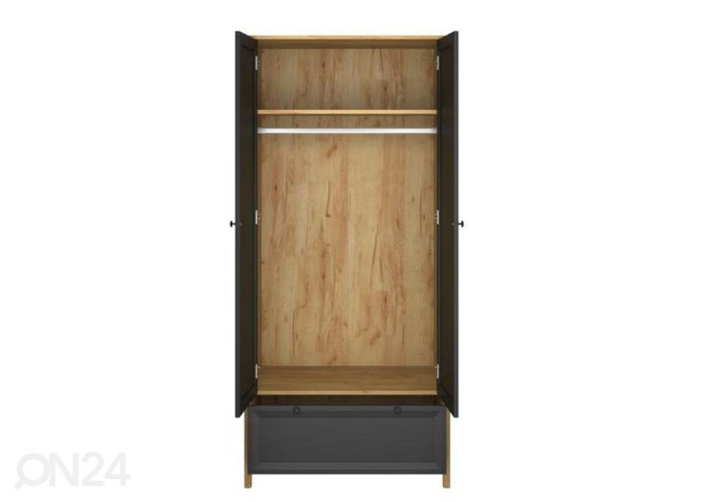 Riidekapp Brent 88 cm suurendatud
