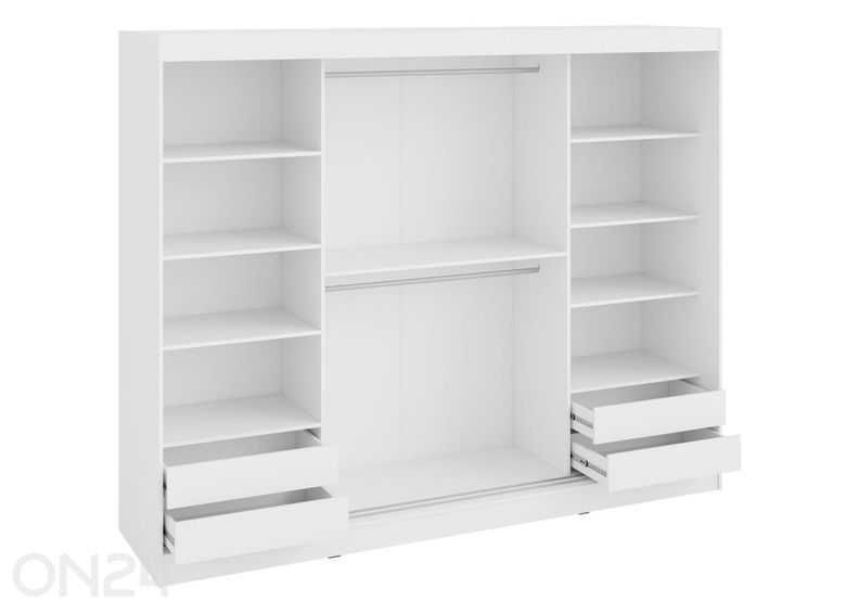 Riidekapp Brie 250 cm suurendatud