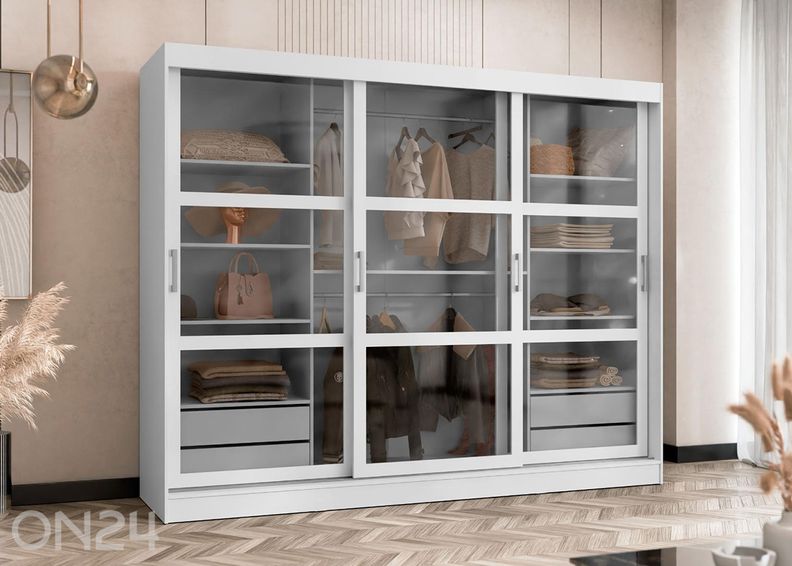 Riidekapp Brie 250 cm suurendatud