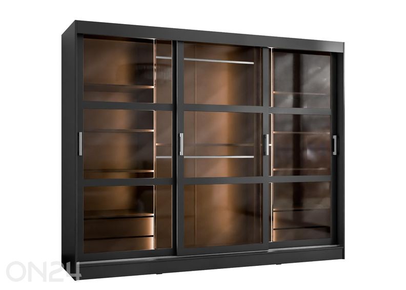 Riidekapp Brie + LED suurendatud