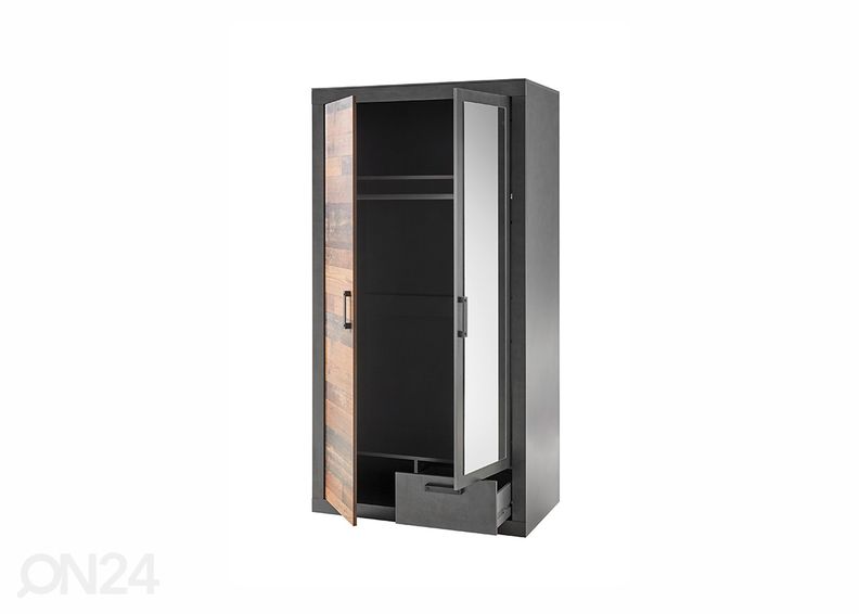 Riidekapp Brooklyn 104 cm suurendatud