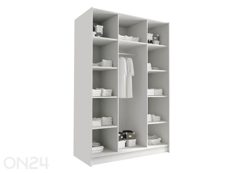 Riidekapp Calia I 150 cm suurendatud