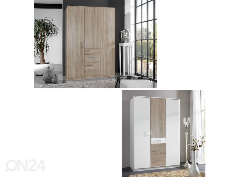 Riidekapp Click 135 cm suurendatud