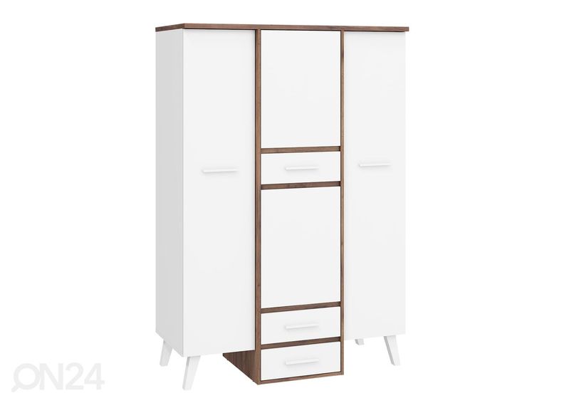 Riidekapp Clon 130 cm suurendatud