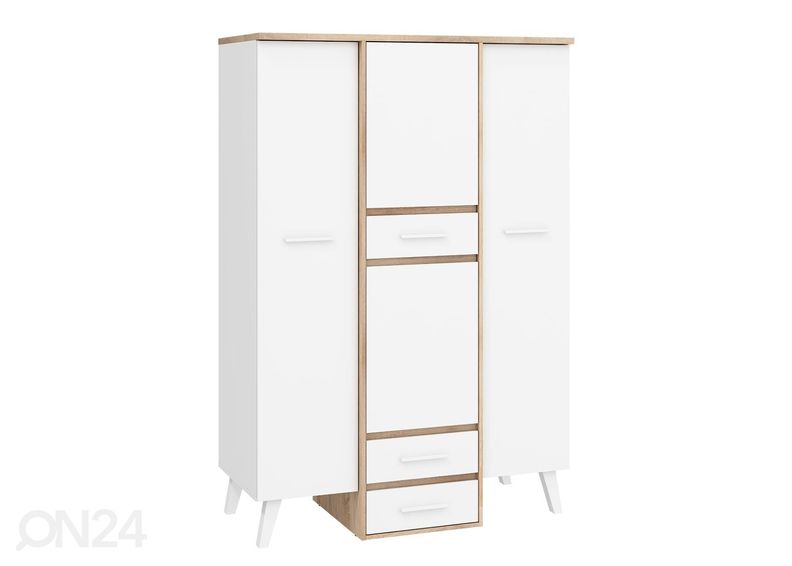 Riidekapp Clon 130 cm suurendatud