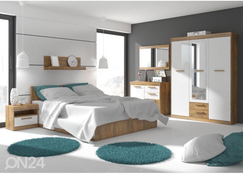 Riidekapp Cobhy 148 cm suurendatud