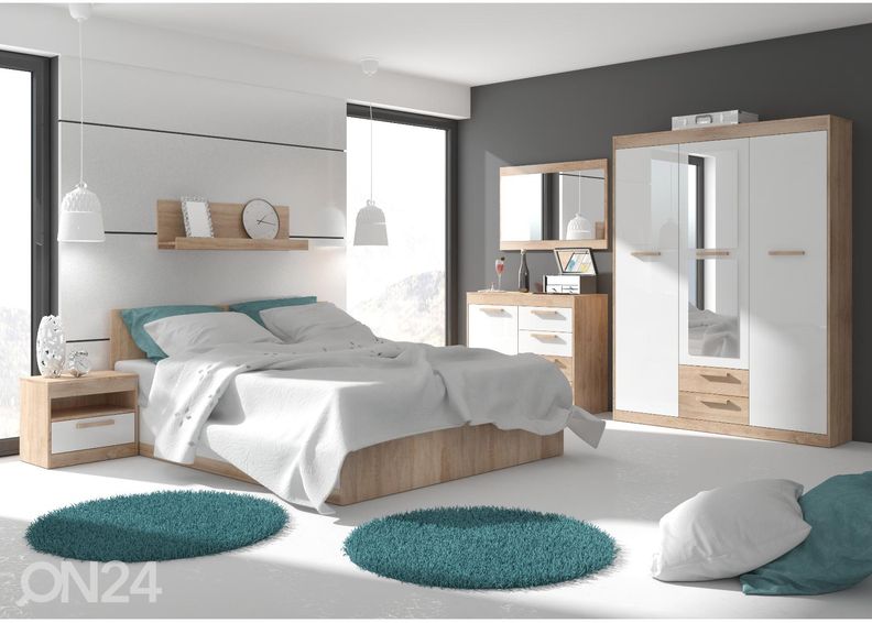 Riidekapp Cobhy 148 cm suurendatud