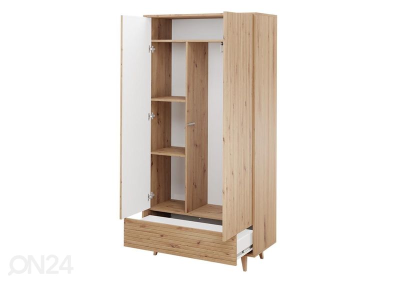 Riidekapp Ferido 92 cm suurendatud