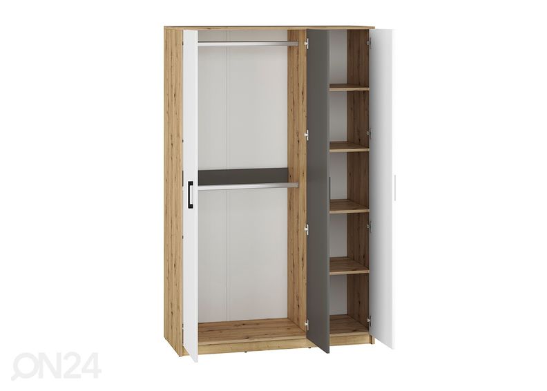 Riidekapp Firenze 119 cm suurendatud