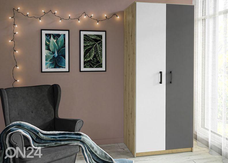 Riidekapp Firenze 80 cm suurendatud