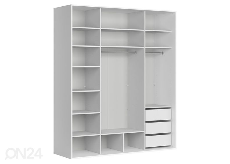 Riidekapp Franka 200 cm suurendatud