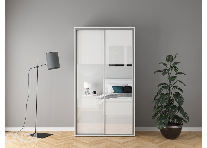 Riidekapp Franziska 120 cm suurendatud