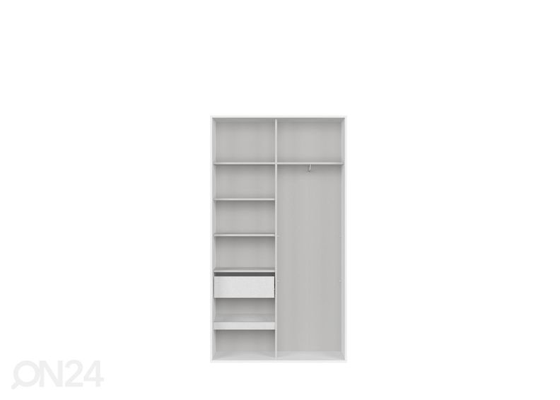 Riidekapp Franziska 120 cm suurendatud