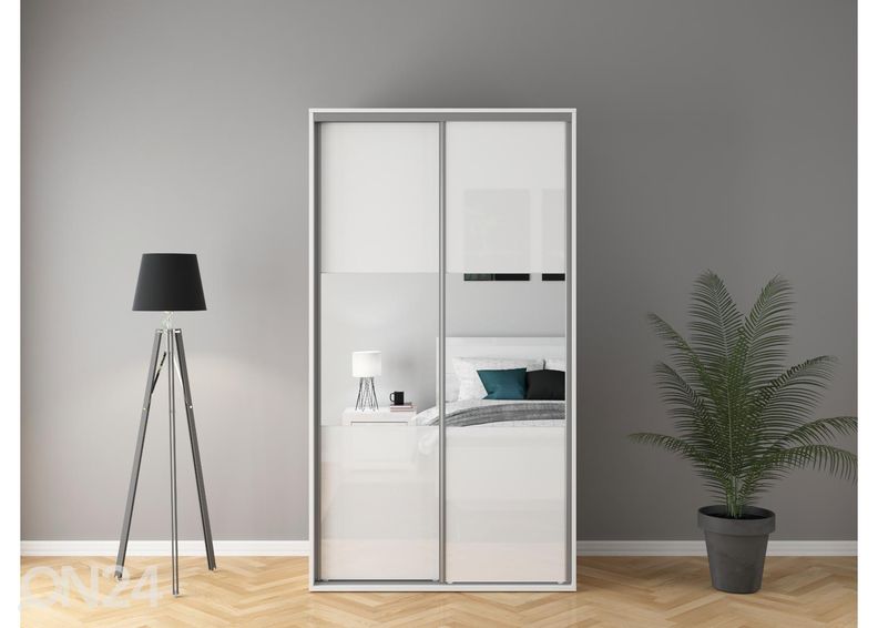 Riidekapp Franziska 120 cm suurendatud