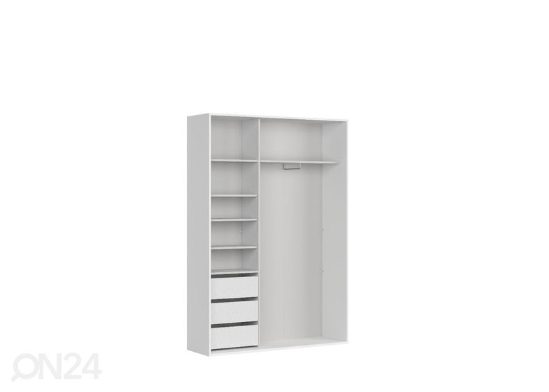 Riidekapp Franziska 150 cm suurendatud