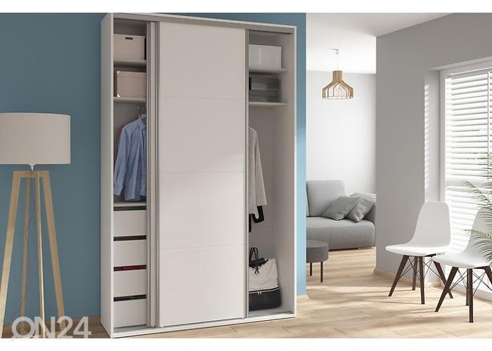 Riidekapp Franziska 150 cm suurendatud