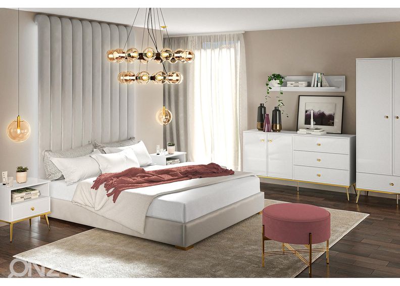 Riidekapp Gloss 92 cm suurendatud