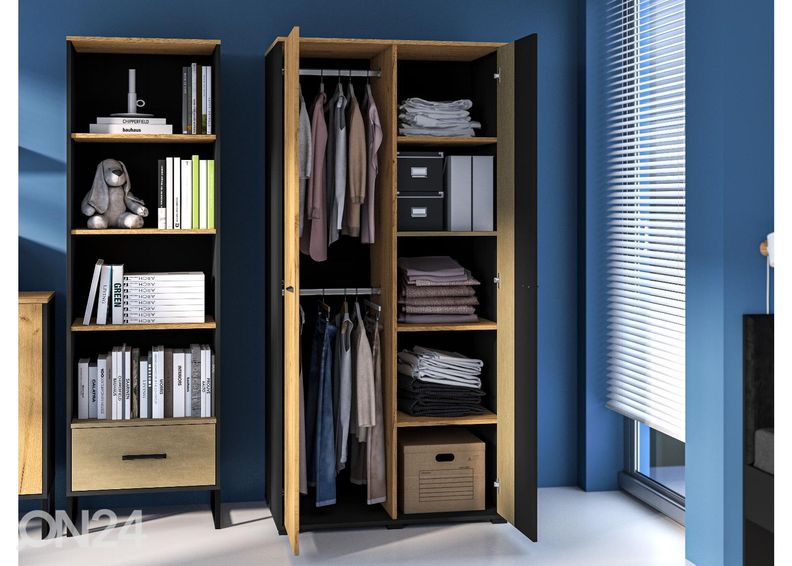 Riidekapp Gotland 92 cm suurendatud