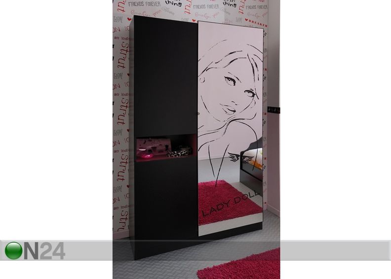 Riidekapp Lady Doll suurendatud