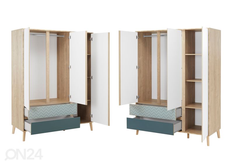 Riidekapp Larvik suurendatud