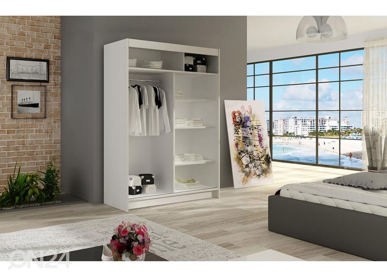 Riidekapp + LED suurendatud