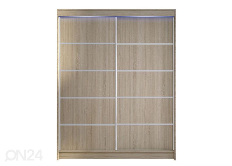 Riidekapp + LED suurendatud