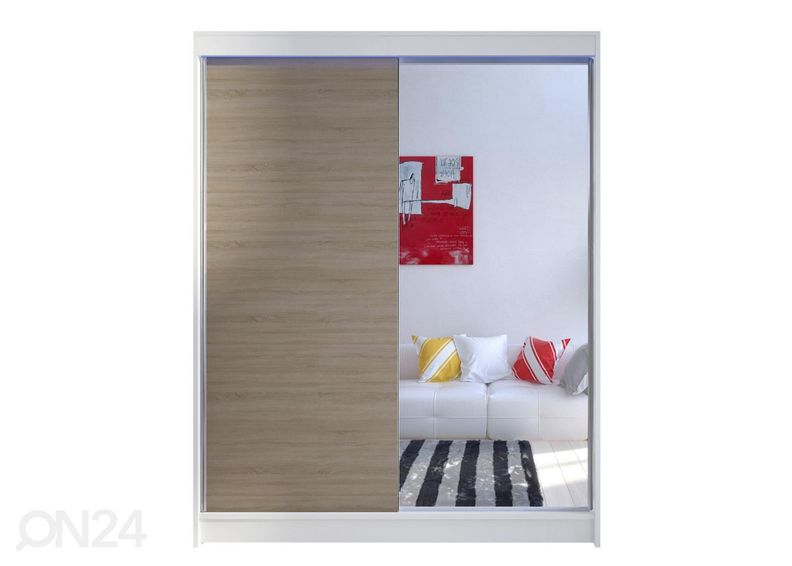 Riidekapp + LED suurendatud