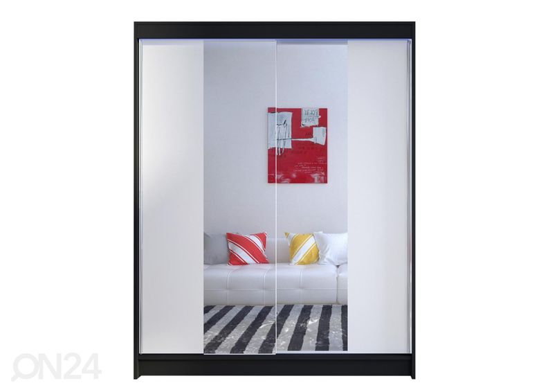 Riidekapp + LED suurendatud