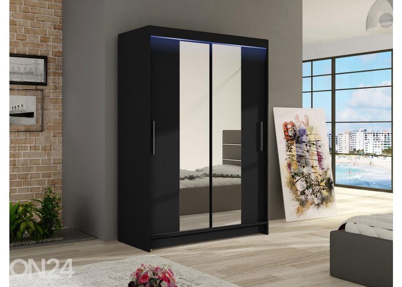 Riidekapp + LED suurendatud