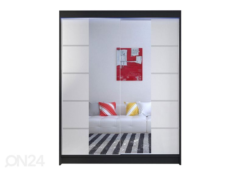 Riidekapp + LED suurendatud