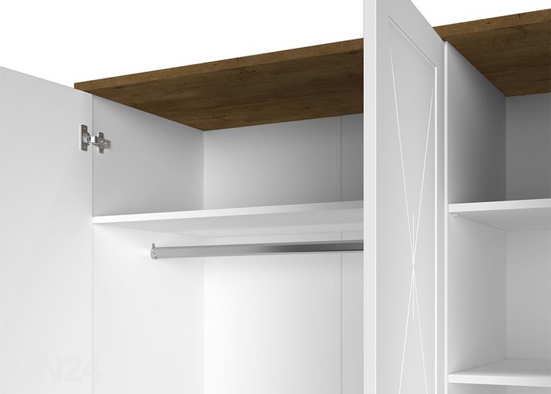Riidekapp Lille 137 cm suurendatud