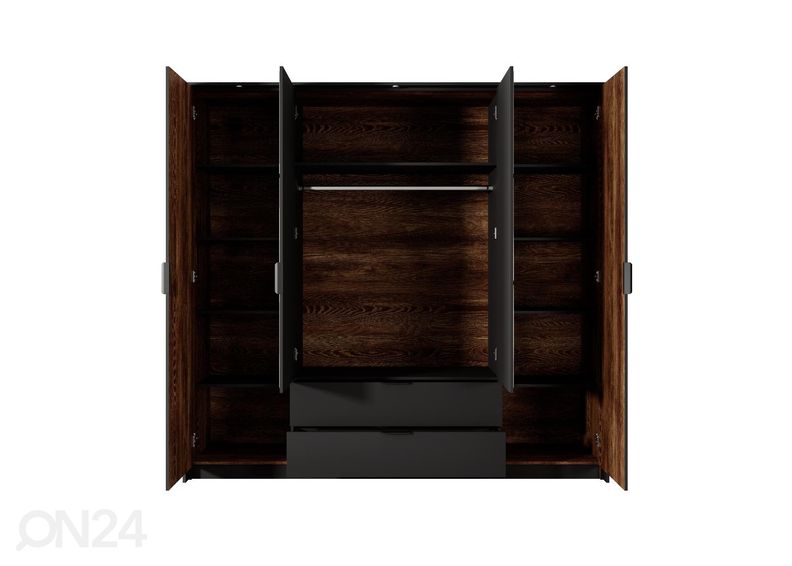 Riidekapp Milton B 223 cm suurendatud